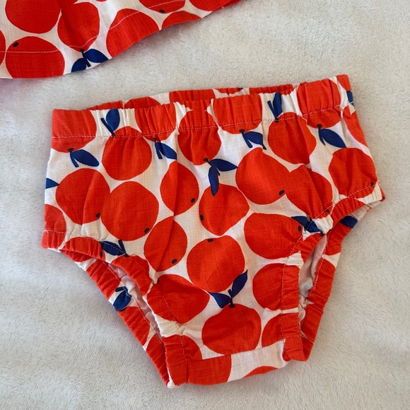 Hanna Andersson Poplin Dress and Bloomer Set 2T - Picture 2 of 5